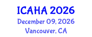 International Conference on Alternative Healthcare and Acupuncture (ICAHA) December 09, 2026 - Vancouver, Canada