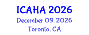 International Conference on Alternative Healthcare and Acupuncture (ICAHA) December 09, 2026 - Toronto, Canada