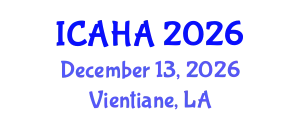 International Conference on Alternative Healthcare and Acupuncture (ICAHA) December 13, 2026 - Vientiane, Laos