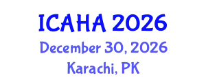 International Conference on Alternative Healthcare and Acupuncture (ICAHA) December 30, 2026 - Karachi, Pakistan