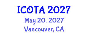 International Conference on Obesity in Teens and Adolescents (ICOTA) May 20, 2027 - Vancouver, Canada