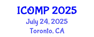 International Conference on Oral Microbiology and Pathology (ICOMP) July 24, 2025 - Toronto, Canada