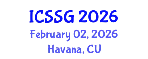 International Conference on Sex, Sexuality, and Gender (ICSSG) February 02, 2026 - Havana, Cuba