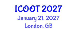 International Conference on Ophthalmology and Optometry Therapeutics (ICOOT) January 21, 2027 - London, United Kingdom
