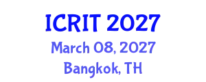 International Conference on Radiology and Imaging Techniques (ICRIT) March 08, 2027 - Bangkok, Thailand