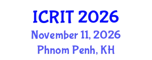 International Conference on Radiology and Imaging Techniques (ICRIT) November 11, 2026 - Phnom Penh, Cambodia