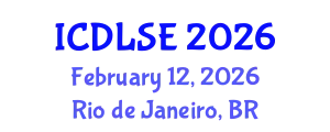 International Conference on Distance Learning and Special Education (ICDLSE) February 12, 2026 - Rio de Janeiro, Brazil