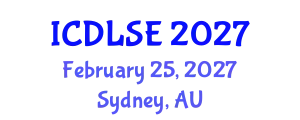 International Conference on Distance Learning and Special Education (ICDLSE) February 25, 2027 - Sydney, Australia