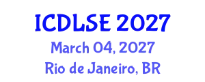 International Conference on Distance Learning and Special Education (ICDLSE) March 04, 2027 - Rio de Janeiro, Brazil