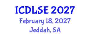 International Conference on Distance Learning and Special Education (ICDLSE) February 18, 2027 - Jeddah, Saudi Arabia