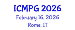 International Conference on Mining and Petroleum Geology (ICMPG) February 16, 2026 - Rome, Italy