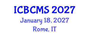 International Conference on Breast Cancer Management and Staging (ICBCMS) January 18, 2027 - Rome, Italy