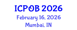 International Conference on Psychology and Organizational Behavior (ICPOB) February 16, 2026 - Mumbai, India