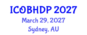 International Conference on Organizational Behavior and Human Decision Processes (ICOBHDP) March 29, 2027 - Sydney, Australia