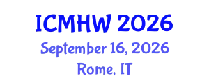 International Conference on Mental Health and Wellness (ICMHW) September 16, 2026 - Rome, Italy