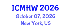 International Conference on Mental Health and Wellness (ICMHW) October 07, 2026 - New York, United States