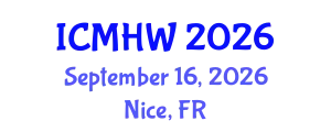 International Conference on Mental Health and Wellness (ICMHW) September 16, 2026 - Nice, France