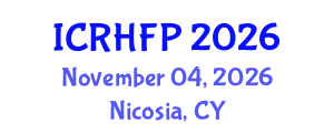 International Conference on Reproductive Health and Family Planning (ICRHFP) November 04, 2026 - Nicosia, Cyprus
