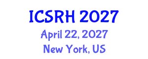 International Conference on Sexual and Reproductive Healthcare (ICSRH) April 22, 2027 - New York, United States