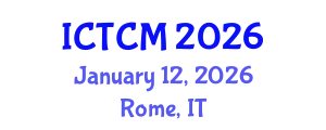 International Conference on Traditional and Complementary Medicine (ICTCM) January 12, 2026 - Rome, Italy