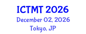 International Conference on Traditional Medicine and Treatment (ICTMT) December 02, 2026 - Tokyo, Japan