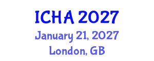 International Conference on Healthcare and Analytics (ICHA) January 21, 2027 - London, United Kingdom
