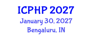International Conference on Public Health Policies (ICPHP) January 30, 2027 - Bengaluru, India