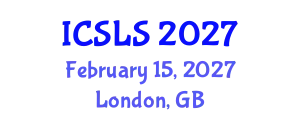 International Conference on Sociolinguistics and Language Sciences (ICSLS) February 15, 2027 - London, United Kingdom