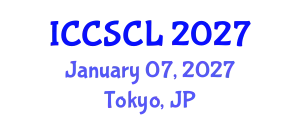 International Conference on Cognitive Science, Consciousness and Linguistics (ICCSCL) January 07, 2027 - Tokyo, Japan