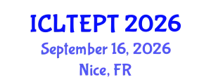 International Conference on Laser Therapy Equipments in Physical Therapy (ICLTEPT) September 16, 2026 - Nice, France