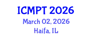 International Conference on Modalities in Physical Therapy (ICMPT) March 02, 2026 - Haifa, Israel