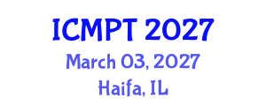 International Conference on Modalities in Physical Therapy (ICMPT) March 03, 2027 - Haifa, Israel