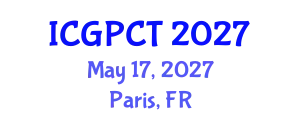 International Conference on Gas, Petroleum and Chemical Technologies (ICGPCT) May 17, 2027 - Paris, France
