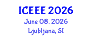 International Conference on Electrochemistry and Electrochemical Engineering (ICEEE) June 08, 2026 - Ljubljana, Slovenia