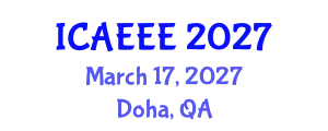 International Conference on Advances in Electrochemistry and Electrochemical Engineering (ICAEEE) March 17, 2027 - Doha, Qatar