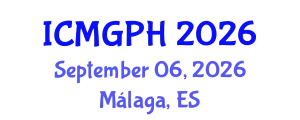 International Conference on Medical Geography and Public Health (ICMGPH) September 06, 2026 - Málaga, Spain