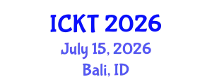 International Conference on Kidney Transplantation (ICKT) July 15, 2026 - Bali, Indonesia