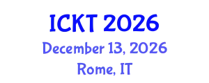 International Conference on Kidney Transplantation (ICKT) December 13, 2026 - Rome, Italy