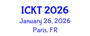 International Conference on Kidney Transplantation (ICKT) January 26, 2026 - Paris, France