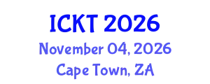 International Conference on Kidney Transplantation (ICKT) November 04, 2026 - Cape Town, South Africa