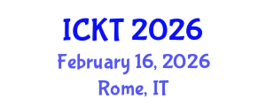 International Conference on Kidney Transplantation (ICKT) February 16, 2026 - Rome, Italy