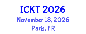 International Conference on Kidney Transplantation (ICKT) November 18, 2026 - Paris, France