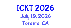 International Conference on Kidney Transplantation (ICKT) July 19, 2026 - Toronto, Canada