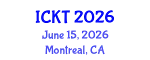 International Conference on Kidney Transplantation (ICKT) June 15, 2026 - Montreal, Canada