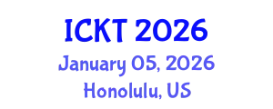 International Conference on Kidney Transplantation (ICKT) January 05, 2026 - Honolulu, United States