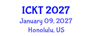 International Conference on Kidney Transplantation (ICKT) January 09, 2027 - Honolulu, United States