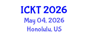 International Conference on Kidney Transplantation (ICKT) May 04, 2026 - Honolulu, United States