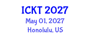 International Conference on Kidney Transplantation (ICKT) May 01, 2027 - Honolulu, United States