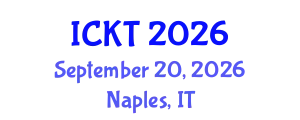 International Conference on Kidney Transplantation (ICKT) September 20, 2026 - Naples, Italy
