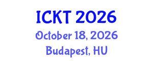 International Conference on Kidney Transplantation (ICKT) October 18, 2026 - Budapest, Hungary